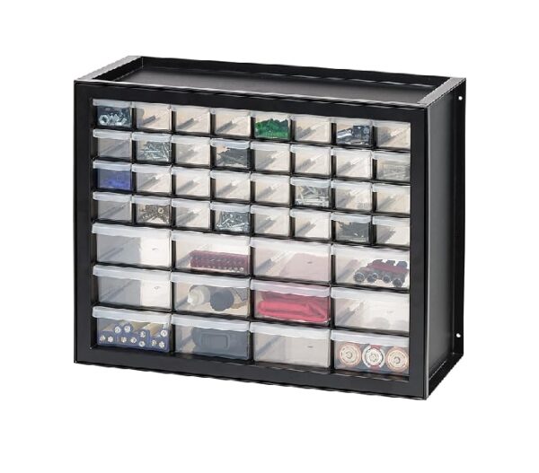 RIS USA 44 Drawer Stackable Storage Cabinet for Hardware Parts Crafts