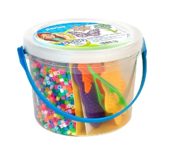 Perler Sunny Days Bright Color Fuse Bead Bucket, 5500 pcs