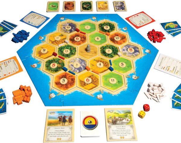 Catan (Base Game) Adventure Board Game for Adults and Family | Ages 10+ | for 3 to 4 Players | Average Playtime 60 Minutes | Made by Catan Studio - Image 4