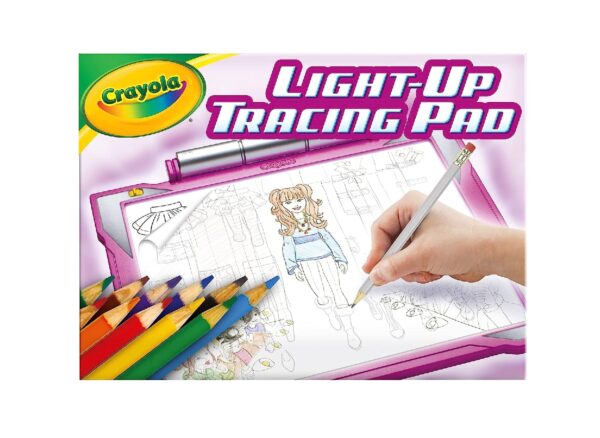 Crayola Light Up Tracing Pad - Pink, Drawing Pads for Kids, Kids Toys, Light Box, Birthday & Easter Gifts for Girls & Boys, 6+ [Amazon Exclusive]