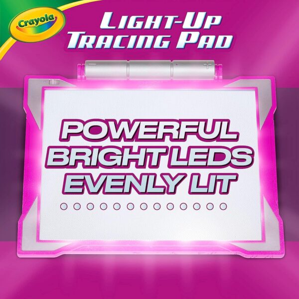 Crayola Light Up Tracing Pad - Pink, Drawing Pads for Kids, Kids Toys, Light Box, Birthday & Easter Gifts for Girls & Boys, 6+ [Amazon Exclusive] - Image 4