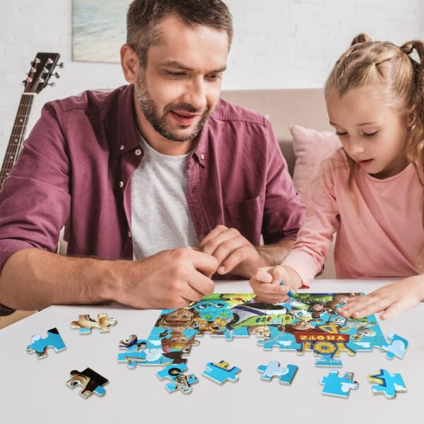 NEILDEN Puzzles in a Metal Box 60 Piece for Kids Ages 4-8 Jigsaw Puzzles for Girls and Boys Great Gifts for Children - Image 7