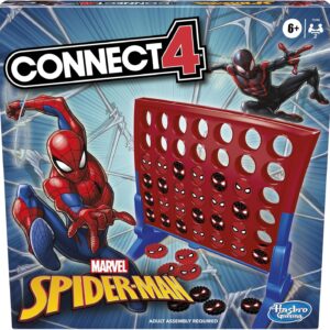 Hasbro Gaming Connect 4 Marvel Spider-Man Edition, Strategy Board Game, 2 Players, Kids Easter Gifts or Basket Stuffers, Ages 6+ (Amazon Exclusive)